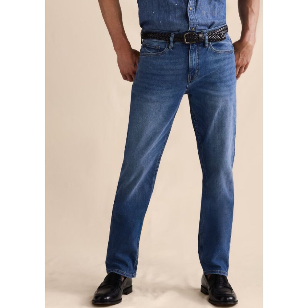 Banana Republic Slim Fit Jeans 38x33 Medium Wash NWT Stretch Cotton Denim